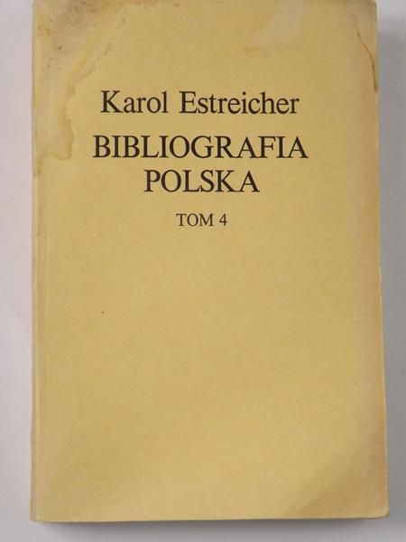 Bibliografia polska, Tom 4, reprint z 1878 r.