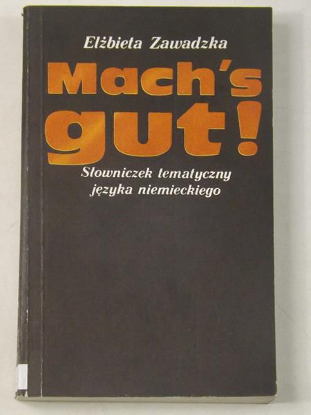 Mach's gut!