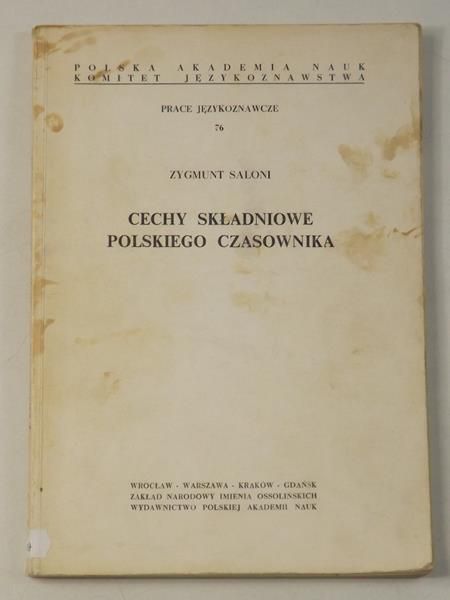 Cechy składniowe Polskiego słownika