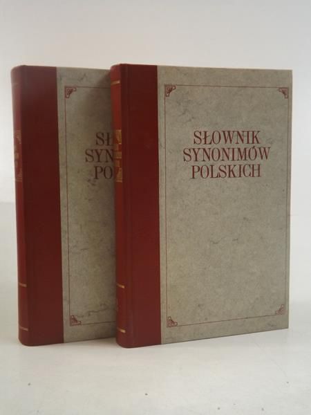 Słownik synonimów polskich, Tom I-II, reprint z 1885 r.