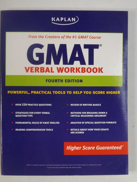 Gmat. Verbal workbook