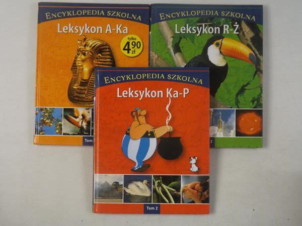 Leksykon. Encyklopedia szkolna , tom I-III