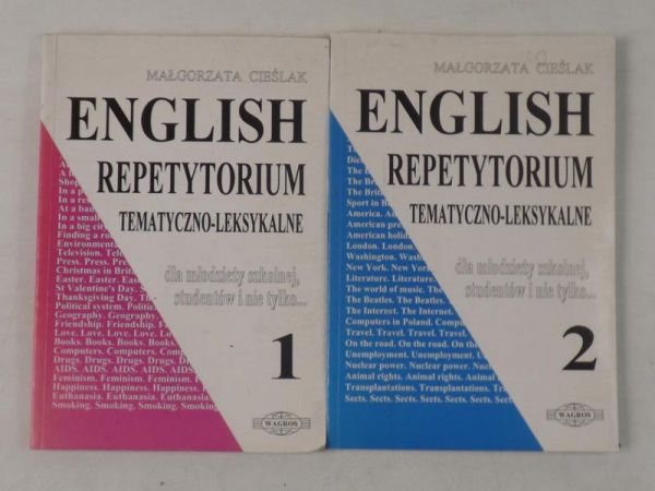 English. Repetytorium tematyczno-leksykalne, Tom I i II