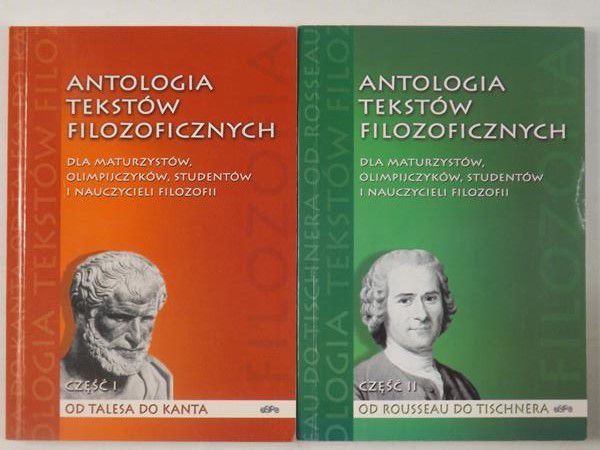 Antologia tekstów filozoficznych, część I i II