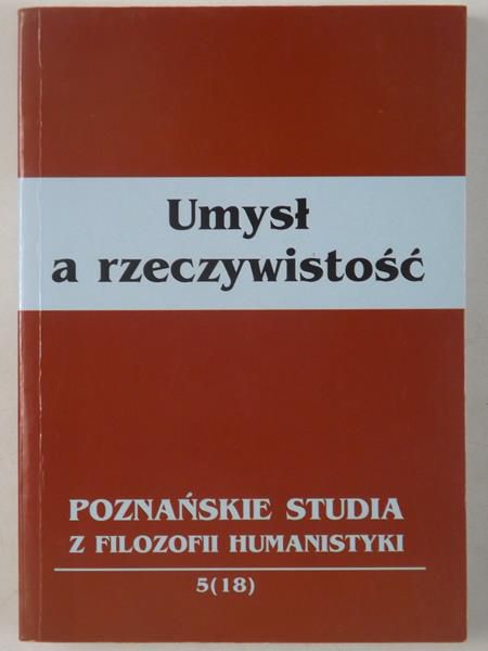 Klawiter Andrzej (red.) - Umysł a rzeczywistość