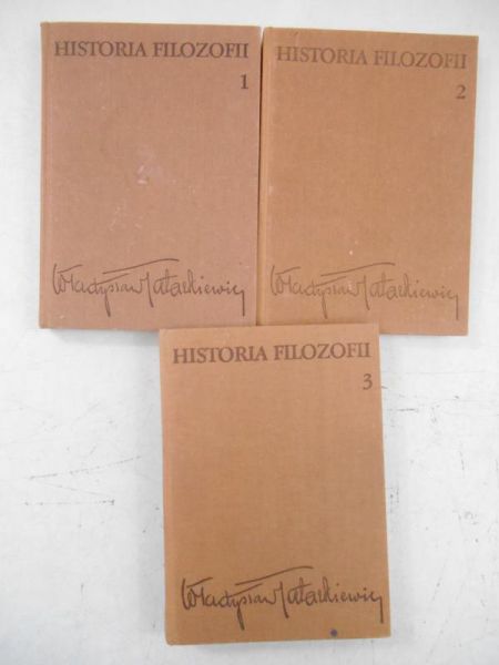 Historia filozofii, Tom I-III
