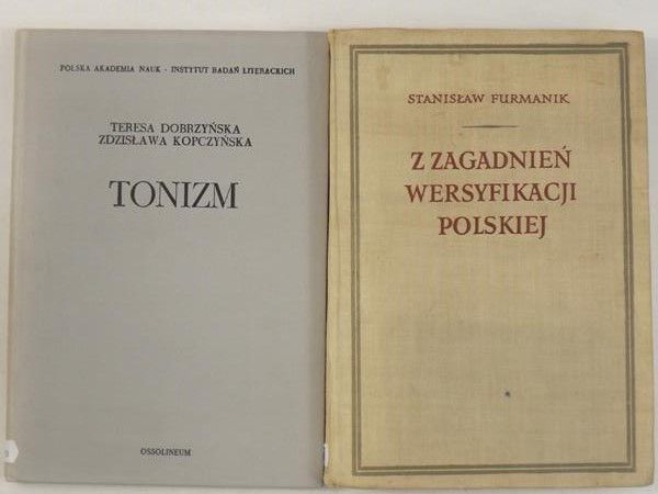 Dobrzyńska Teresa, Kopczyńska Zdzisława / Furmanik Stanisław - Tonizm / Z zagadnień wersyfikacji polskiej