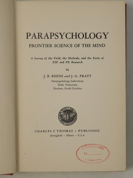 Parapsychology