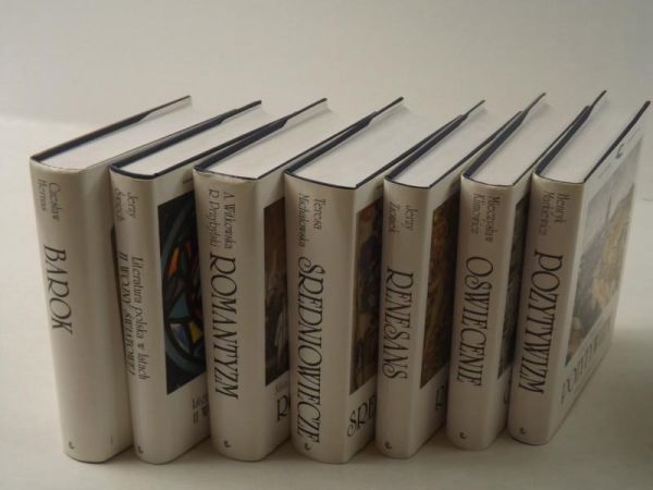 ewicz Artur  Michałowska Teresa  Ziomek   Kwiatkowski  - Wielka historia literatury polskiej, zestaw 7 książek