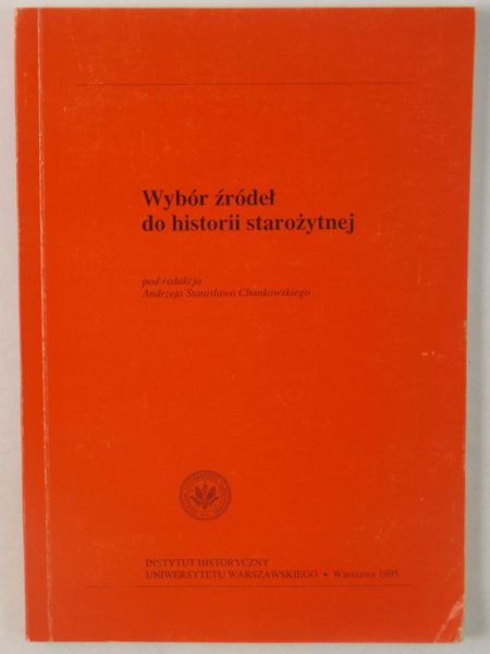 Wybór źródeł do historii starożytnej