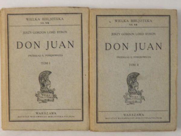 Don Juan, Tom I i II, 1922 r.