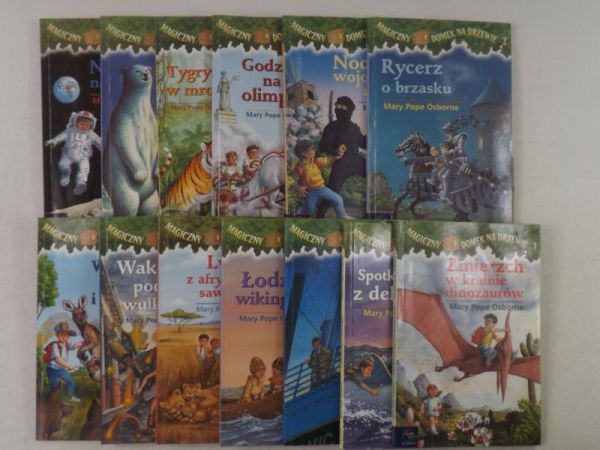 Magiczny domek na drzewie, zestaw 13 książek