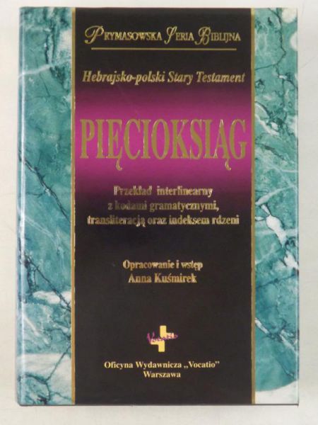 Hebrajsko-polski Stary Testament Pięcioksiąg