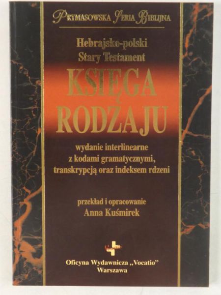 Hebrajsko-polski Stary Testament. Księga Rodzaju