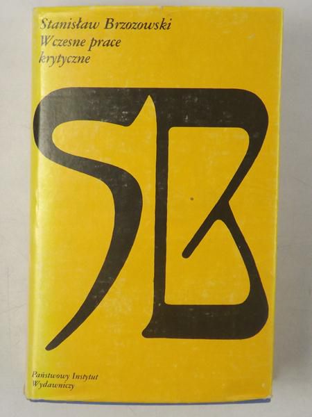 Wczesne prace krytyczne