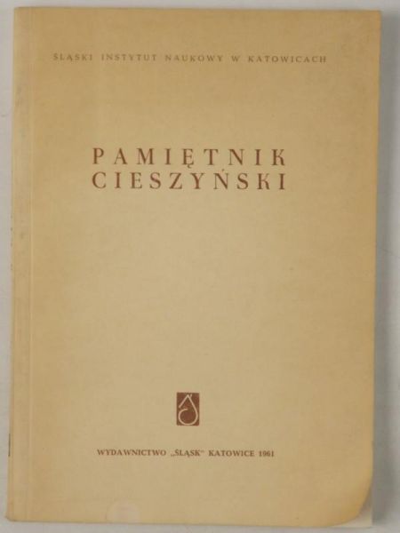 Obrzud Zdzisław - Pamiętnik cieszyński