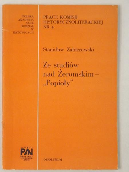 Ze studiów nad Żeromskim - "Popioły"