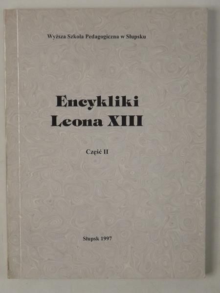 Encykliki Leona XIII, część II