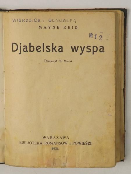 Djabelska wyspa, 1931 r.