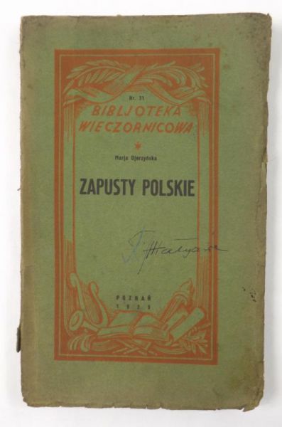 Zapusty Polskie, 1929 r.