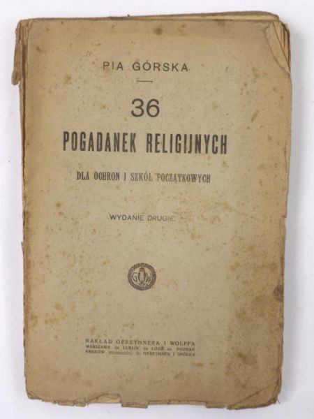 36 pogadanek religijnych, 1917 r.