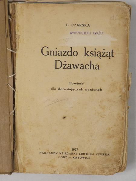 Gniazdo książąt Dżawacha, 1927 r.