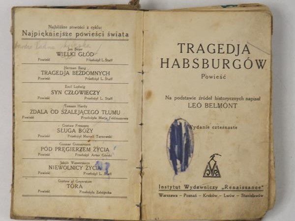 Tragedja Habsburgów. Powieść, 1914 r.