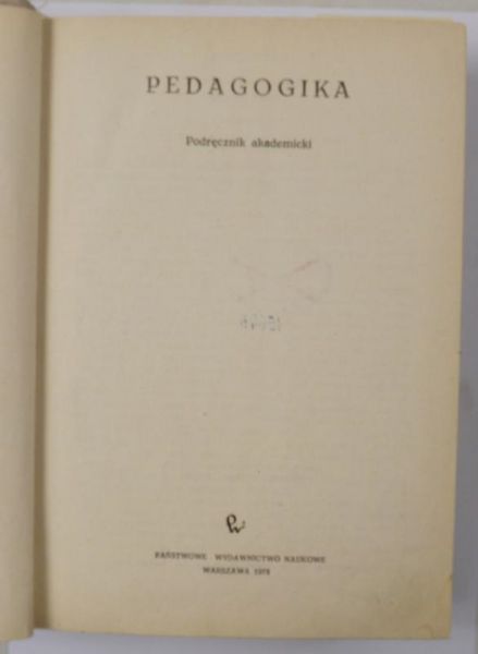 Godlewski Michał (red.) - Pedagogika