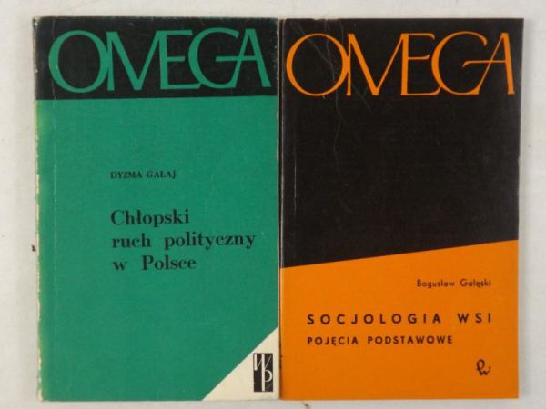 Gałęski Bogusław, Gałaj Dyzma - Socjologia wsi: pojęcia podstawowe / Chłopski ruch polityczny w Polsce