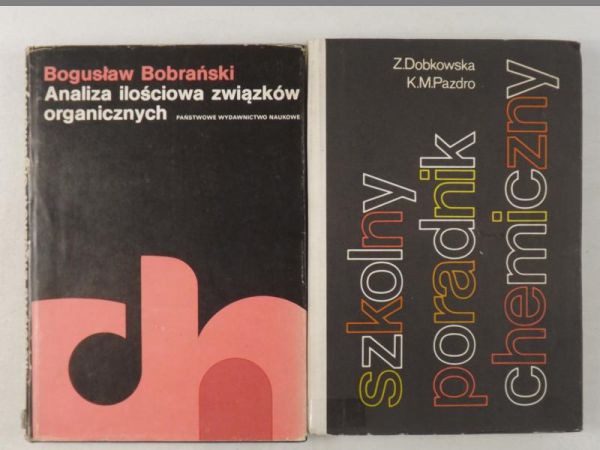 Dobkowska Z. / Bobrański Bogusław - Szkolny poradnik chemiczny / Analiza ilościowa związków organicznych