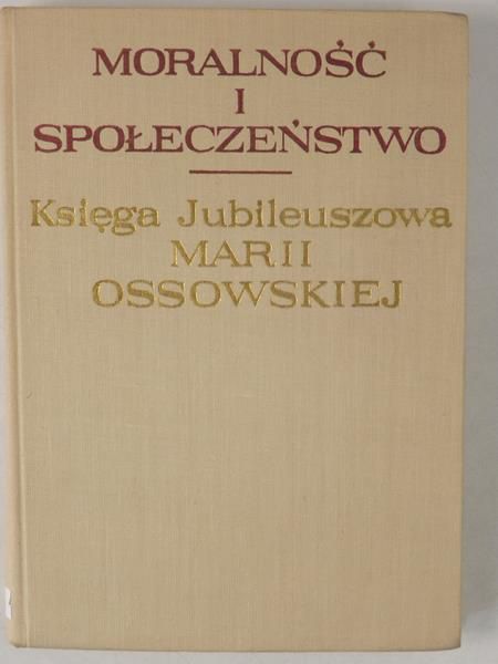 Moralność i społeczeństwo