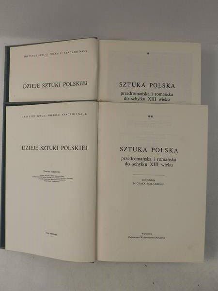 Sztuka polska. Przedromańska i romańska do schyłku XIII wieku. T. I i II