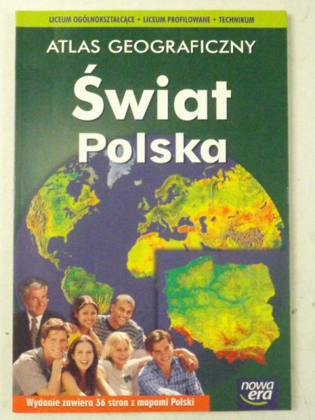 Mazur Cezary (opr.) -  Atlas geograficzny. Świat. Polska