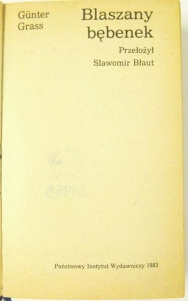 Grass Guenter - Blaszany bębenek