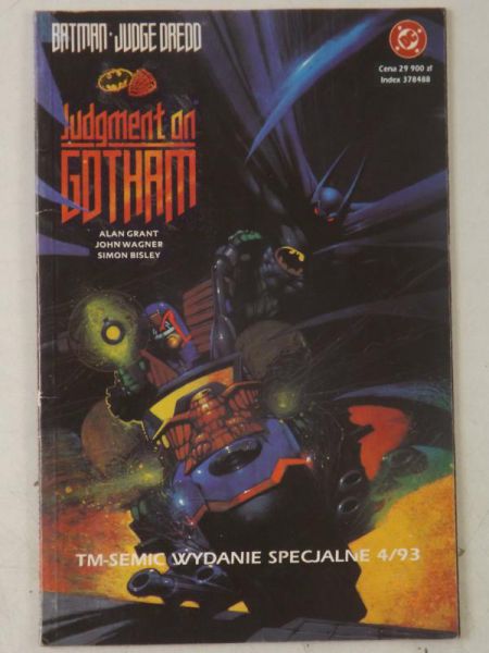 Grant Alan - Judgemt on Gotham. Nr.4/93. TM-Semic