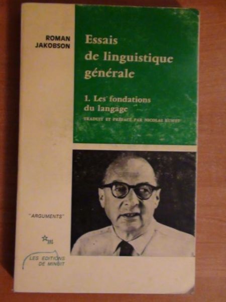 Essais de linguistique générale t. 1