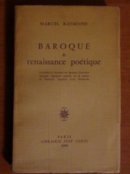 Baroque et renaissance poétique