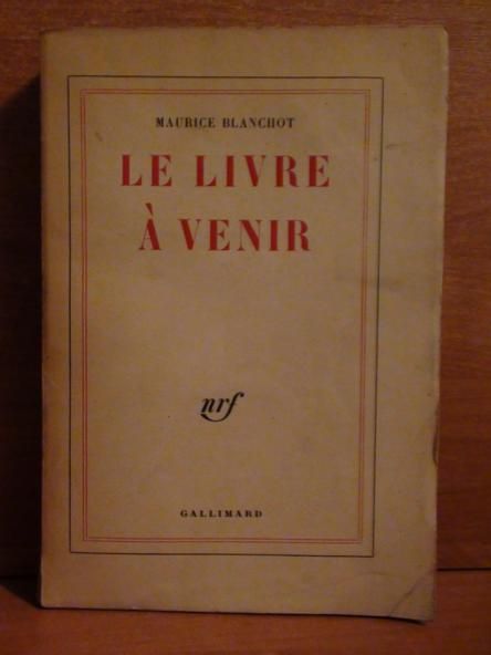 Le Livre à venir 
