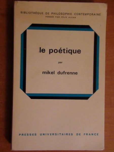 Le poétique