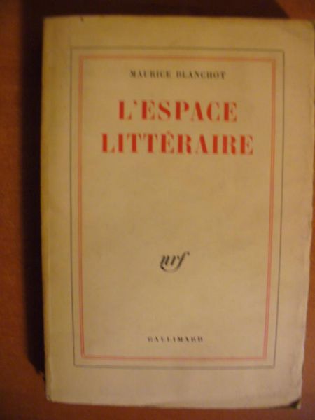 L'espace litterraire