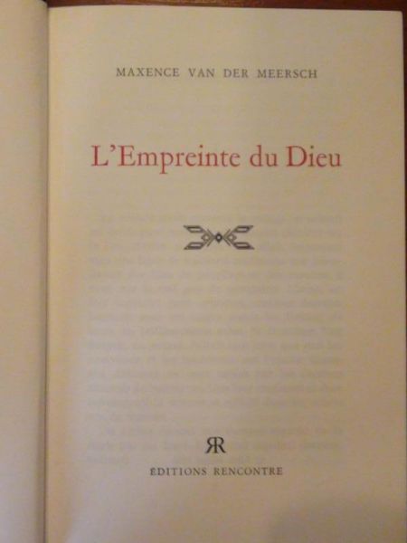 L'Empreinte du Dieu