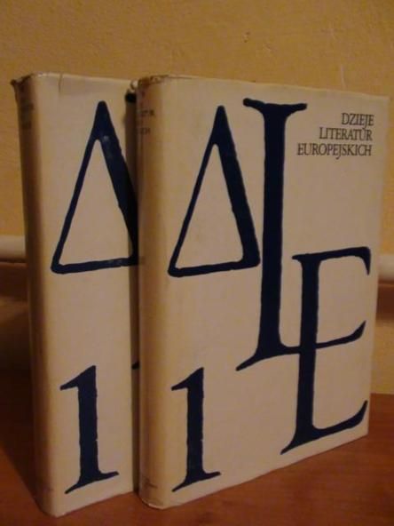 Dzieje literatur europejskich  tom 1 część 1 i 2