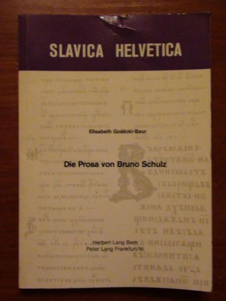 Die Prosa von Bruno Schulz