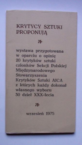 Krytycy sztuki proponują