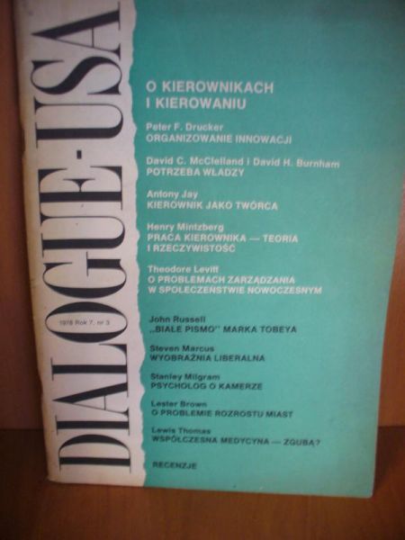Glick Nathan - O kierownikach i kierowaniu, 1978,nr 3