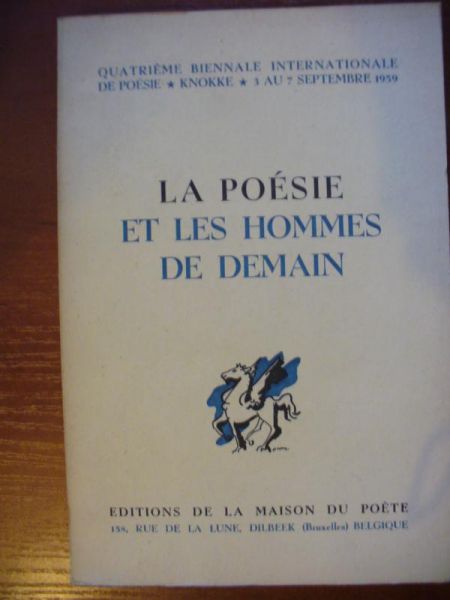La poesie et les hommes de demain
