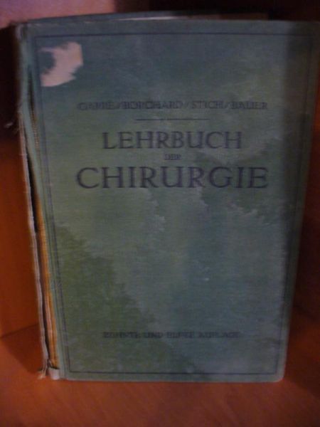 Lehrbuch der chirurgie