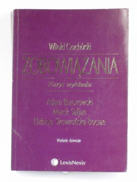 Zobowiązania: Zarys wykładu