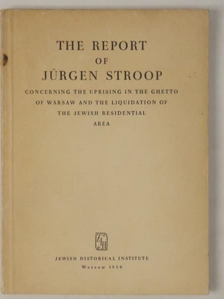 Mark B. - The Report of Jurgen Stroop