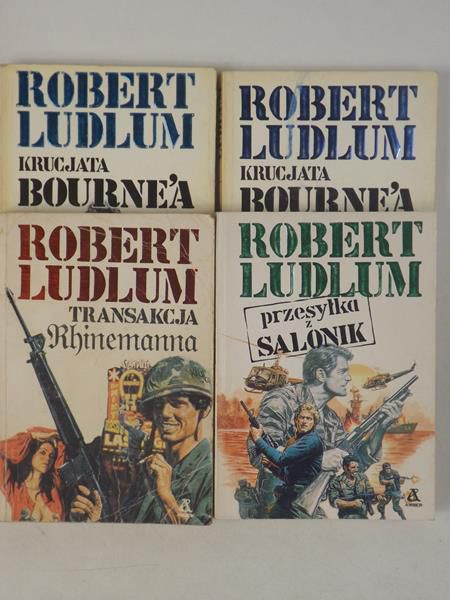 Ludlum Robert - Krucjata Bourne'a, Tom I-II / Transakcja Rhinemanna / Przesyłka z Salonik